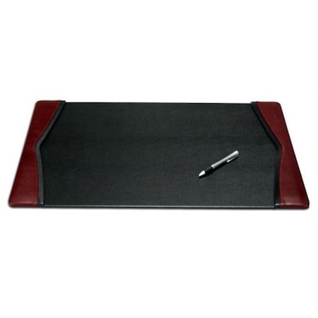 Dacasso Dacasso P7002 Burgundy 25.5 x 17.25 Desk Pad with Side-rails P7002